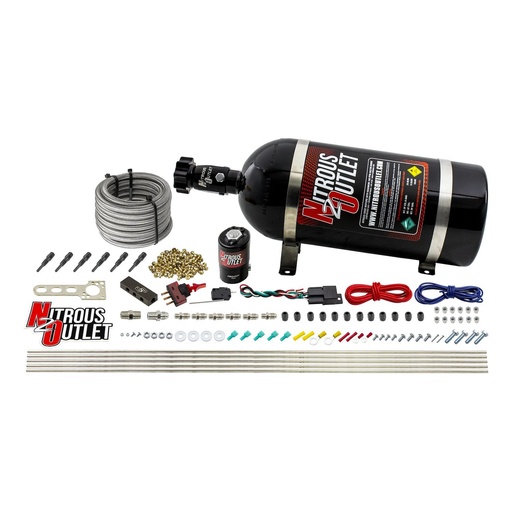 [NXO-00-10396-10] Nitrous Outlet 00-10396-10: 00-10396-10 Dry 6-Cyl Direct Port System, .122 Nitrous Solenoid