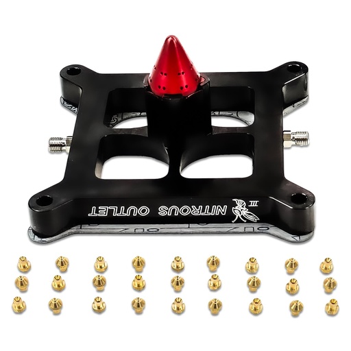 [NXO-00-44601] Nitrous Outlet 00-44601: 00-44601 4150 Stinger 3 Plate Conversion Gas/E85, 5-55 psi, 50-600 HP