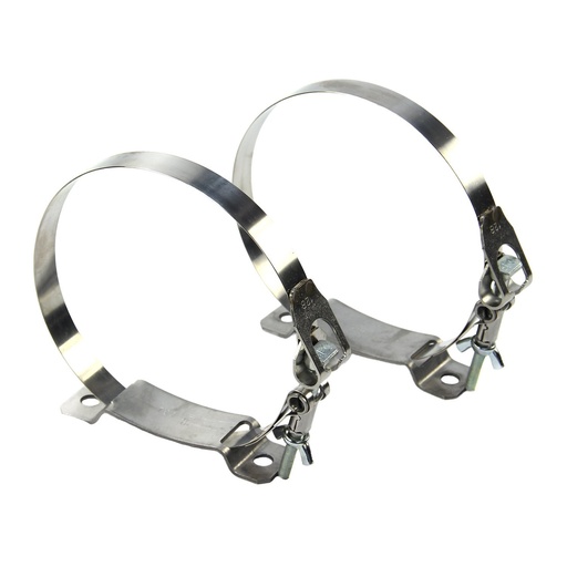 [NXO-50-32002] Nitrous Outlet 50-32002: 50-32002 Powersports 5lb Bottle Brackets, Set of 2