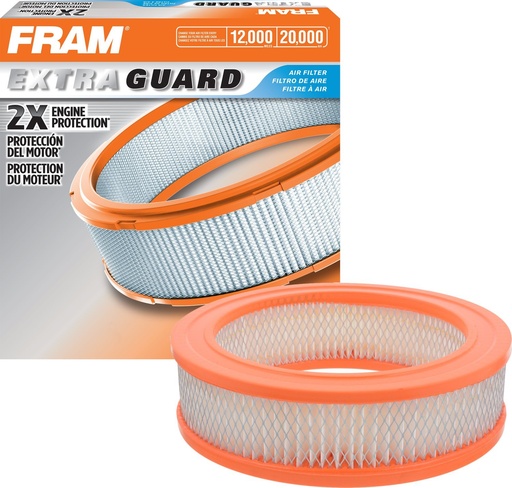 [FRM-CA160] Fram CA160: CA160 Extra Guard Round Air Filter Fits Select 1946-2003 American Motors, Chrysler, Dodge, Fargo, Jeep, Plymouth