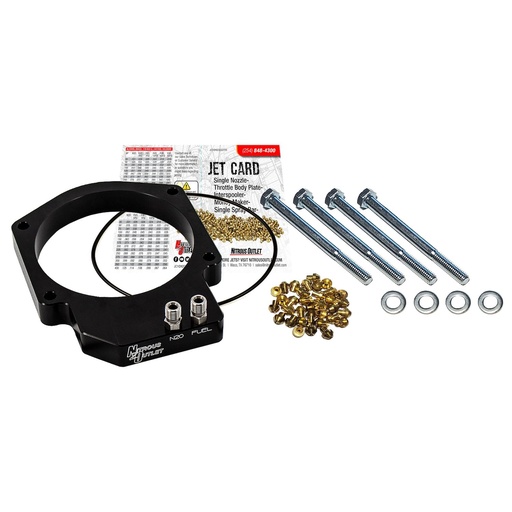 [NXO-00-42042] Nitrous Outlet 00-42042: 00-42042 GM LT4 2016-2019 CTS-V3, 2017-2021 ZL1 Camaro 103 mm Plate Conversion, 50-200HP