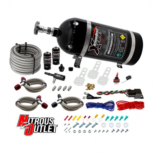 [NXO-22-83000] Nitrous Outlet 22-83000: 22-83000 X-Series Dodge 4.7/5.7/6.1 EFI Single-Nozzle System, Gas/E85, 5-55psi, 35-200HP