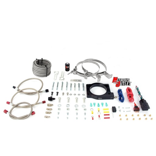 [NXO-0010125DRY00] Nitrous Outlet 0010125DRY00: 00-10125-DRY-00 GM 90 mm MagnaCharger DRY Plate System, 50-200HP, No Bottle