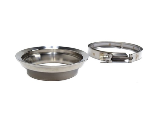 [BTC-BTR41078] Brian Tooley Racing BTR BTR41078: BTR41078 Stainless-Steel Downpipe Flange Reducer 5 in to 4 in. w/Clamp (T6 / S400)