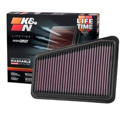 [KNN-33-5067] K&N 33-5067: 33-5067 High-Performance O.E. - Style Replacement Filter, Select Genesis G70/Kia Stinger 3.3L V6, Left Side