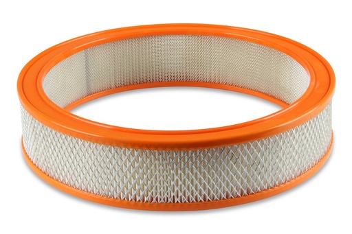 [HLY-120-179] Holley 120-179: 120-179 Air Filter - 14"x3" - White Paper Element - Orange Ring