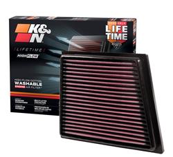 [KNN-33-2955] K&N 33-2955: High Performance O.E. Style Replacement Filter 2008-2015 Ford Fiesta/B-Max