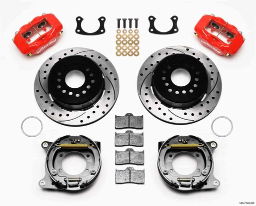 [WIL-140-7140-DR] Wilwood 140-7140-DR: Forged Dynalite Rear Parking Brake Kit Big Ford New Style