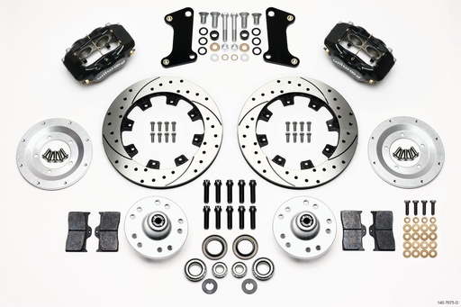 [WIL-140-7675-D] Wilwood 140-7675-D: 140-7675-D Forged Dynalite Front Brake Kit 1963-1979 GM Vehicles