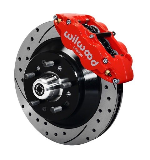 [WIL-140-12271-DR] Wilwood Forged Narrow Superlite 6R Big Brake Front Brake Kits 140-12271-DR 