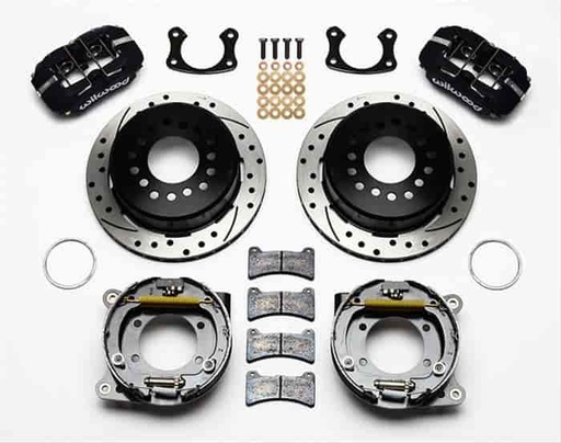 [WIL-140-11389-D] Wilwood 140-11389-D: Dynapro Low-Profile Rear Parking Brake Kit Rear End Axle: Big Ford (New Style) Flange