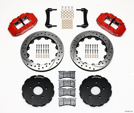 [WIL-140-8921-DR] Wilwood 140-8921-DR: Forged Narrow Superlite 6R Big Brake Kit 2005-2013 Chevy Corvette