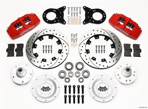 [WIL-140-12947-DR] Wilwood 140-12947-DR: DynaPro 6 Big Brake Front Hub Kit 1963-1970 Ford/Mercury Vehicles