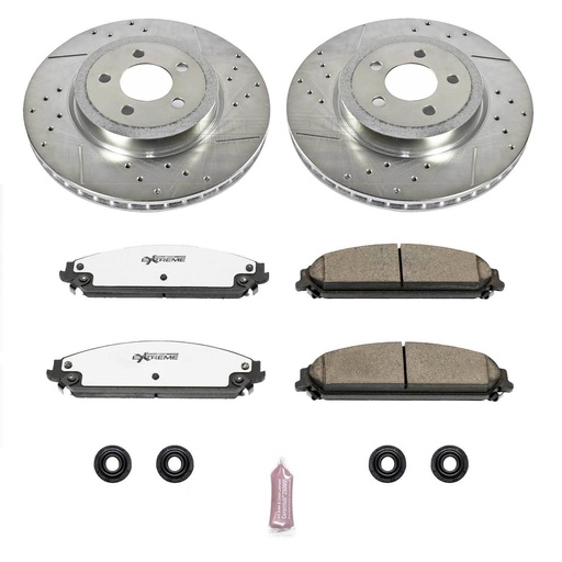 [PWR-K2560-26] Power Stop K2560-26: Z26 Brake Pads & Rotor Kit for Street