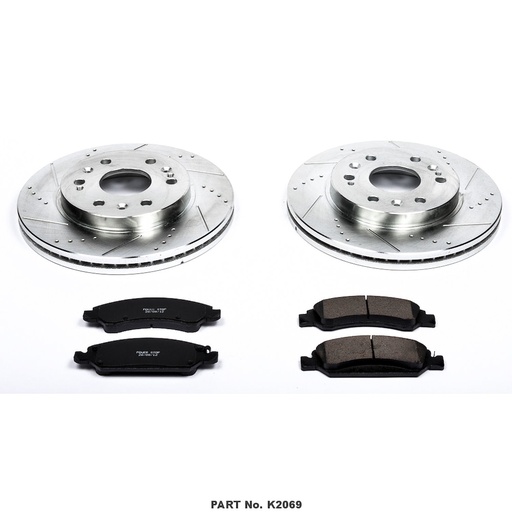 [PWR-K2069] Power Stop K2069: Z23 Evolution Brake Kit for GMC, Cadillac, Chevrolet