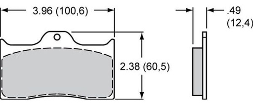 [WIL-150-28-7112K] Wilwood 150-28-7112K: 150-28-7112K Smart Pad BP-28 Brake Pads