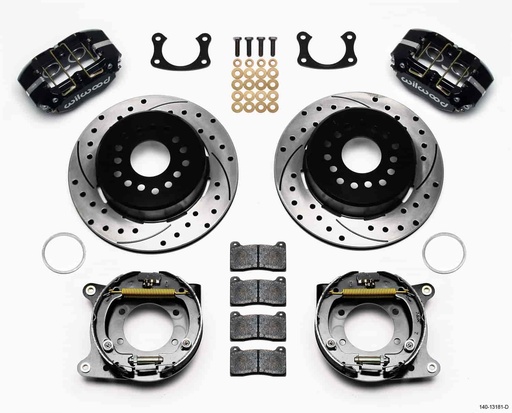 [WIL-140-13181-D] Wilwood 140-13181-D: Dynapro Rear Parking Brake Kit Rear End Axle: Big Ford New Style