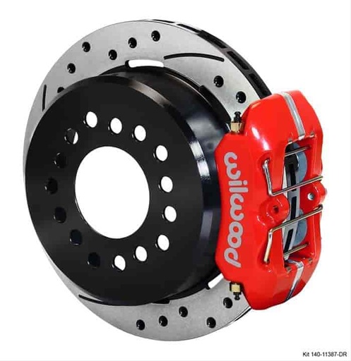 [WIL-140-11387-DR] Wilwood 140-11387-DR: Dynapro Low-Profile Rear Parking Brake Kit Rear End Axle: Big Ford Flange