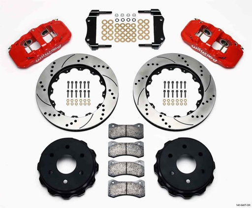[WIL-140-9407-DR] Wilwood 140-9407-DR: AERO4 Big Brake Rear Brake Kit for OE Parking Brake 1999-2016 GM Trucks