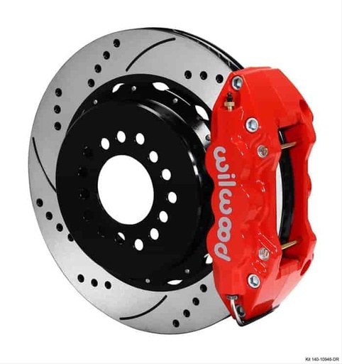 [WIL-140-10948-DR] Wilwood 140-10948-DR: AERO4 Big Brake Rear Parking Brake Kit Rear End: Big Ford New Style Flange