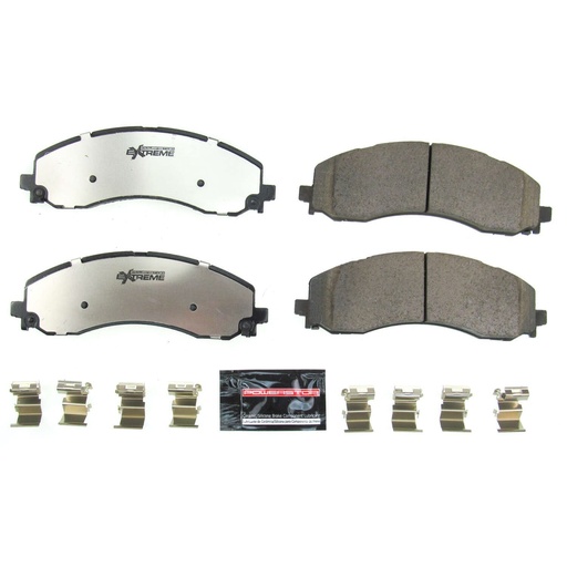 [PWR-Z36-2223] Power Stop Z36-2223: Z36 Truck And Tow Carbon Ceramic Front Brake Pads Fits Select Late Model Ram Trucks