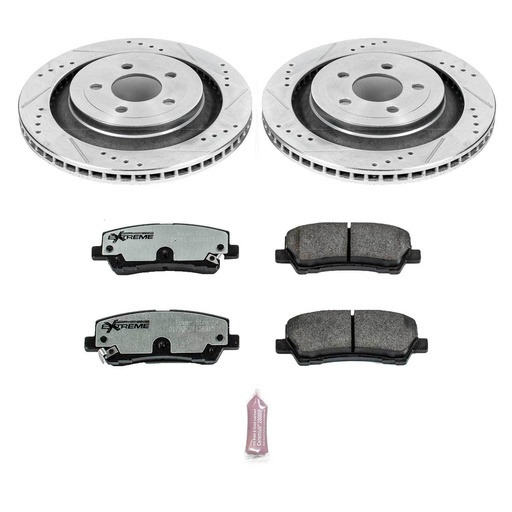 [PWR-K6812-26] Power Stop K6812-26: Z26 Brake Pads & Rotor Kit for Street