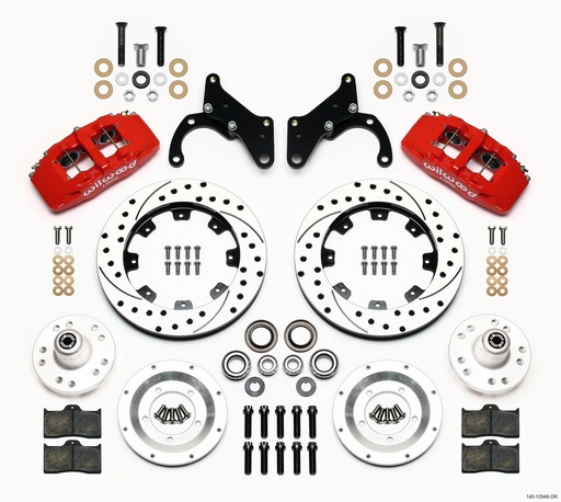 [WIL-140-12946-DR] Wilwood 140-12946-DR: DynaPro 6 Big Brake Front Hub Kit 1968-1982 Chevy Vehicles