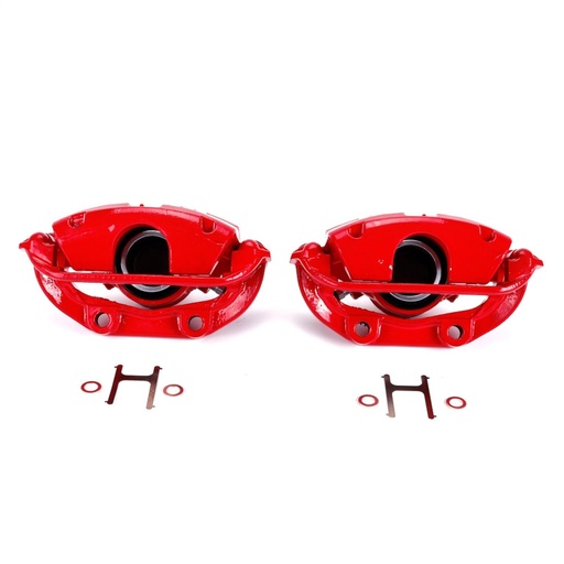 [PWR-S4626] Power Stop S4626: Performance Rear Brake Calipers Powder Coated Red Pair