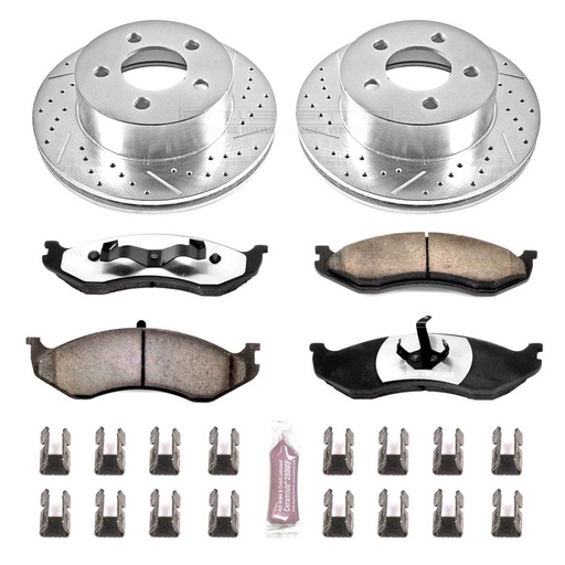 [PWR-K2152-36] Power Stop K2152-36: Z36 Front Brake Pads & Rotor Kit for Truck and Tow
