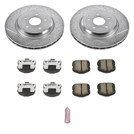 [PWR-K1446-26] Power Stop K1446-26: Z26 Brake Pads & Rotor Kit for Street