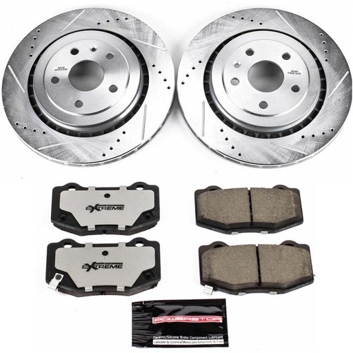 [PWR-K7045-26] Power Stop K7045-26: Z26 Brake Pads & Rotor Kit for Street