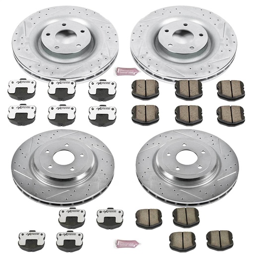 [PWR-K1445-26] Power Stop K1445-26: Z26 Street Warrior 1-Click Brake Kit