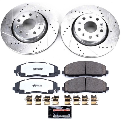 [PWR-K7940-36] Power Stop K7940-36: Z36 Front Brake Pads & Rotor Kit for Truck and Tow