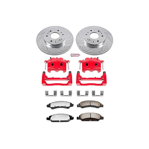[PWR-KC2069-36] Power Stop KC2069-36: Truck and Tow Z36 Front Brake Pad, Rotor and Caliper Kit