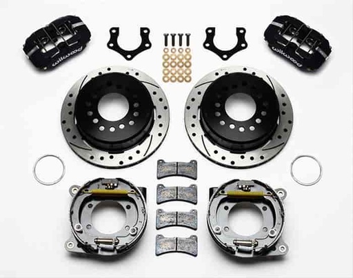 [WIL-140-11395-D] Wilwood 140-11395-D: Dynapro Low-Profile Rear Parking Brake Kit Rear End Axle: 8-3/4" & 9-3/4" Mopar/Dana 60