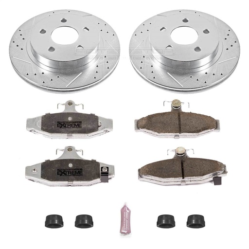 [PWR-K1531-26] Power Stop K1531-26: Z26 Brake Pads & Rotor Kit for Street