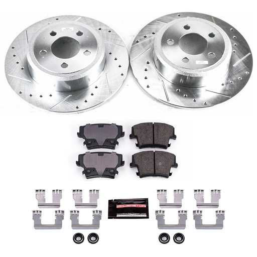 [PWR-K1719] Power Stop K1719: Z23 Rear Brake Pads & Rotor Kit
