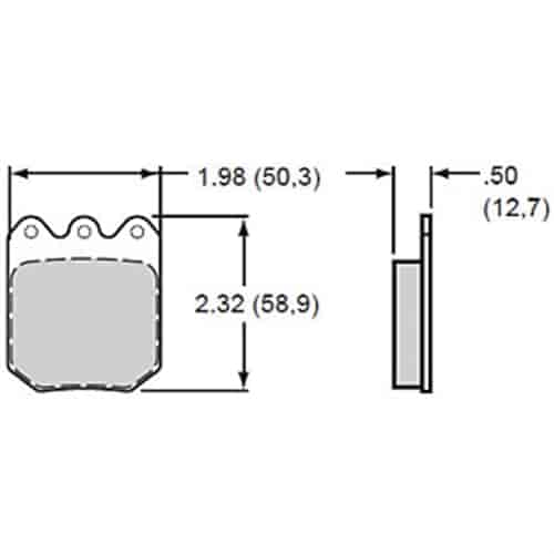 [WIL-150-9764K] Wilwood 150-9764K: BP-10 Smart Pads Brake Pads Calipers: Wilwood DLS, Aerospace, M-W, Outlaw, Sierra/JFZ, Strange, US Brake