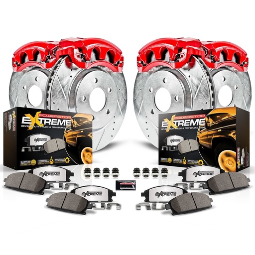 [PWR-KC2015-36] Power Stop KC2015-36: Z36 Extreme Performance Truck And Tow 1-Click Brake Kit w/Calipers