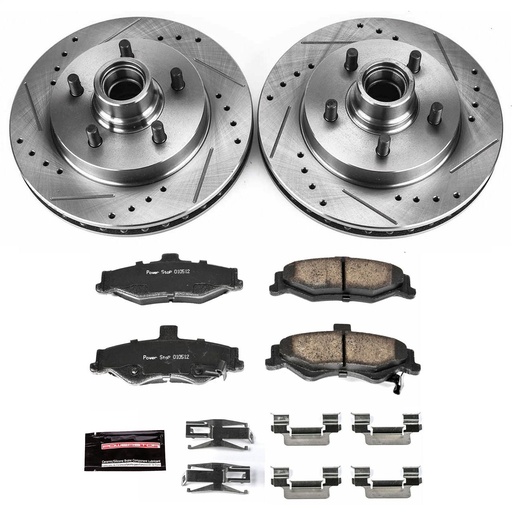 [PWR-K1568] Power Stop K1568: Z23 Rear Brake Pads & Rotor Kit