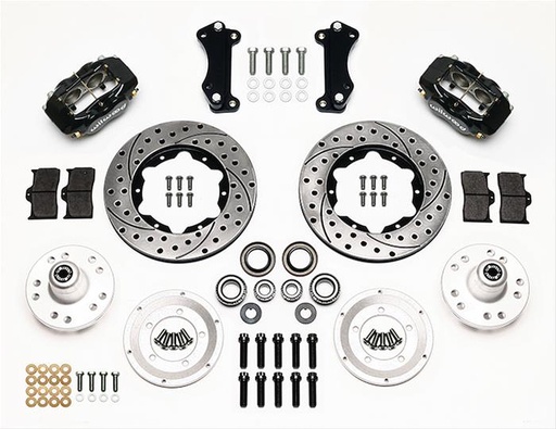 [WIL-140-12305-D] Wilwood 140-12305-D: Forged Dynalite Pro Series Front Hub Kit Heidts 2" Drop Spindle