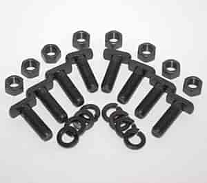 [MSR-812TK] Moser Engineering 812TK: Backing Plate Fastener Kit 8 Each: 1/2" T-Bolts, 1/2" Lock Washers, 1/2" Nuts