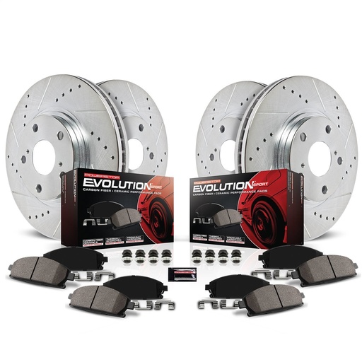 [PWR-K5584] Power Stop K5584: Z23 Evolution Sport Performance 1-Click Brake Kit