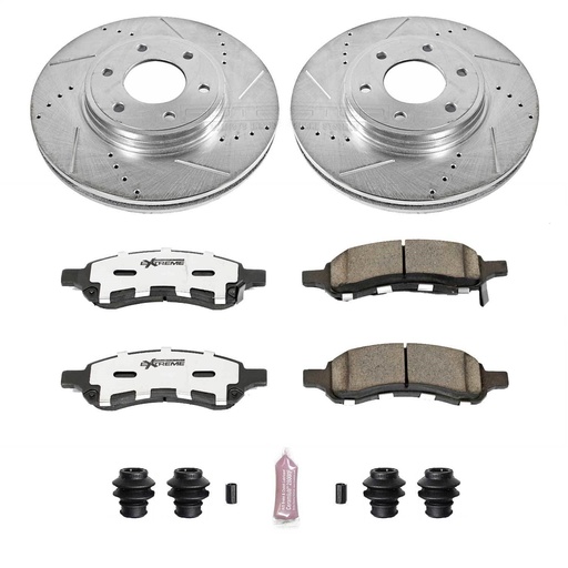 [PWR-K1453-26] Power Stop K1453-26: Z26 Brake Pads & Rotor Kit for Street