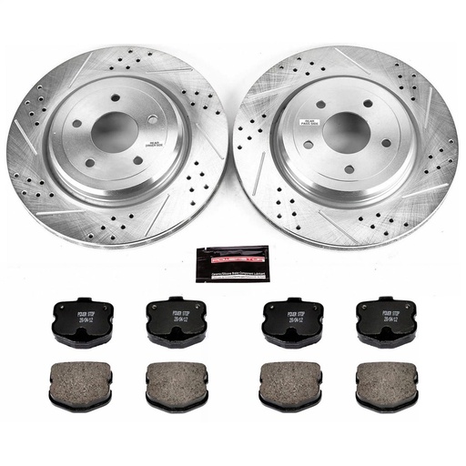 [PWR-K1446] Power Stop K1446: Z23 Rear Brake Pads & Rotor Kit