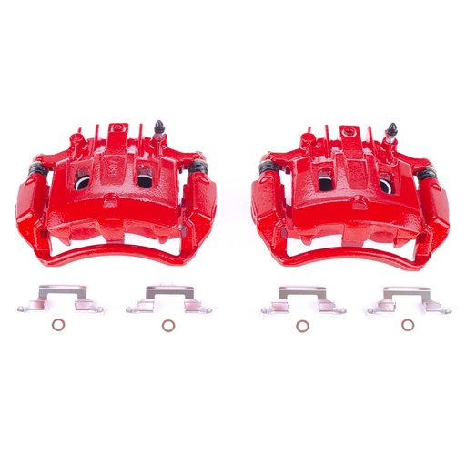 [PWR-S4690] Power Stop S4690: Performance Rear Brake Calipers Powder Coated Red Pair