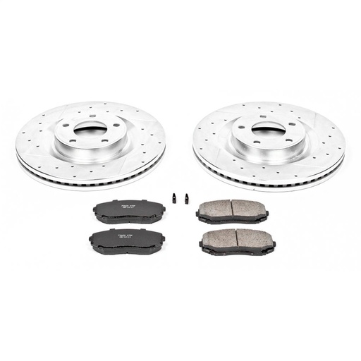 [PWR-K3057] Power Stop K3057: Z23 Evolution Brake Kit for Ford Edge, Lincoln MKX