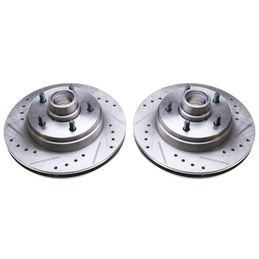 [PWR-AR8212XPR] Power Stop AR8212XPR: Drilled and Slotted Brake Rotors Fits Select 1977-1993 Chevrolet, GMC, Cadillac, Buick, Oldsmobile, Pontiac Models