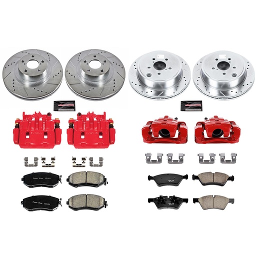 [PWR-KC6164] PowerStop Z23 Evolution Sport Brake Upgrade Kits with Calipers for 2017-2020 86, 2013-2020 BRZ, 2013-2016 FR-S - KC6164 