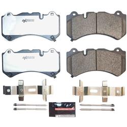 [PWR-Z26-2444] Power Stop Z26-2444: Z26-2444 Front Z26 Street Performance Carbon-Fiber Ceramic Brake Pads w/Hardware Kit